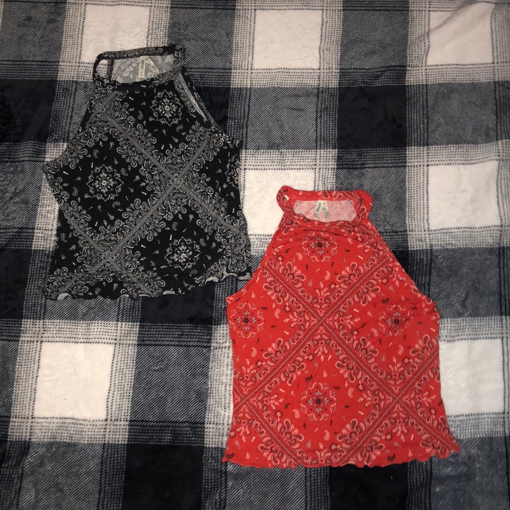 Tank top shirts.